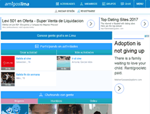 Tablet Screenshot of amigoslima.com